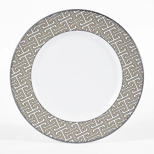 O.W.London Dinner Plate Pk2 Truffle Maze Design Boxed