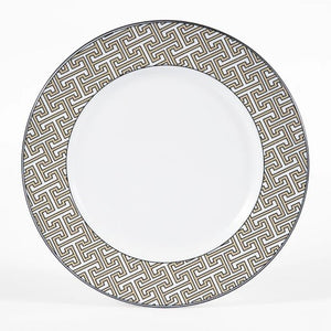 O.W.London Dinner Plate Pk2 Truffle Maze Design Boxed
