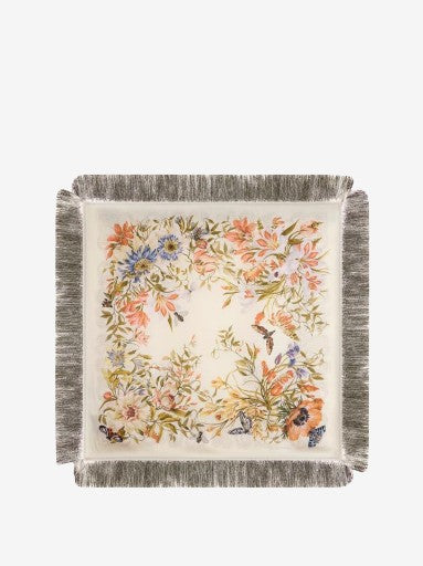 Etro Scarf Turandot Foulard 70X70 St White-Floral