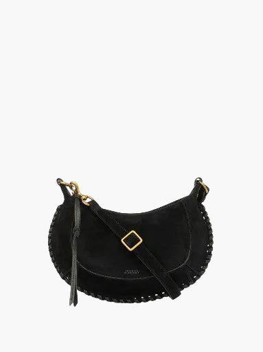 Isabel Marant Bag Oskan Soft Zip Shoulder Strap Black