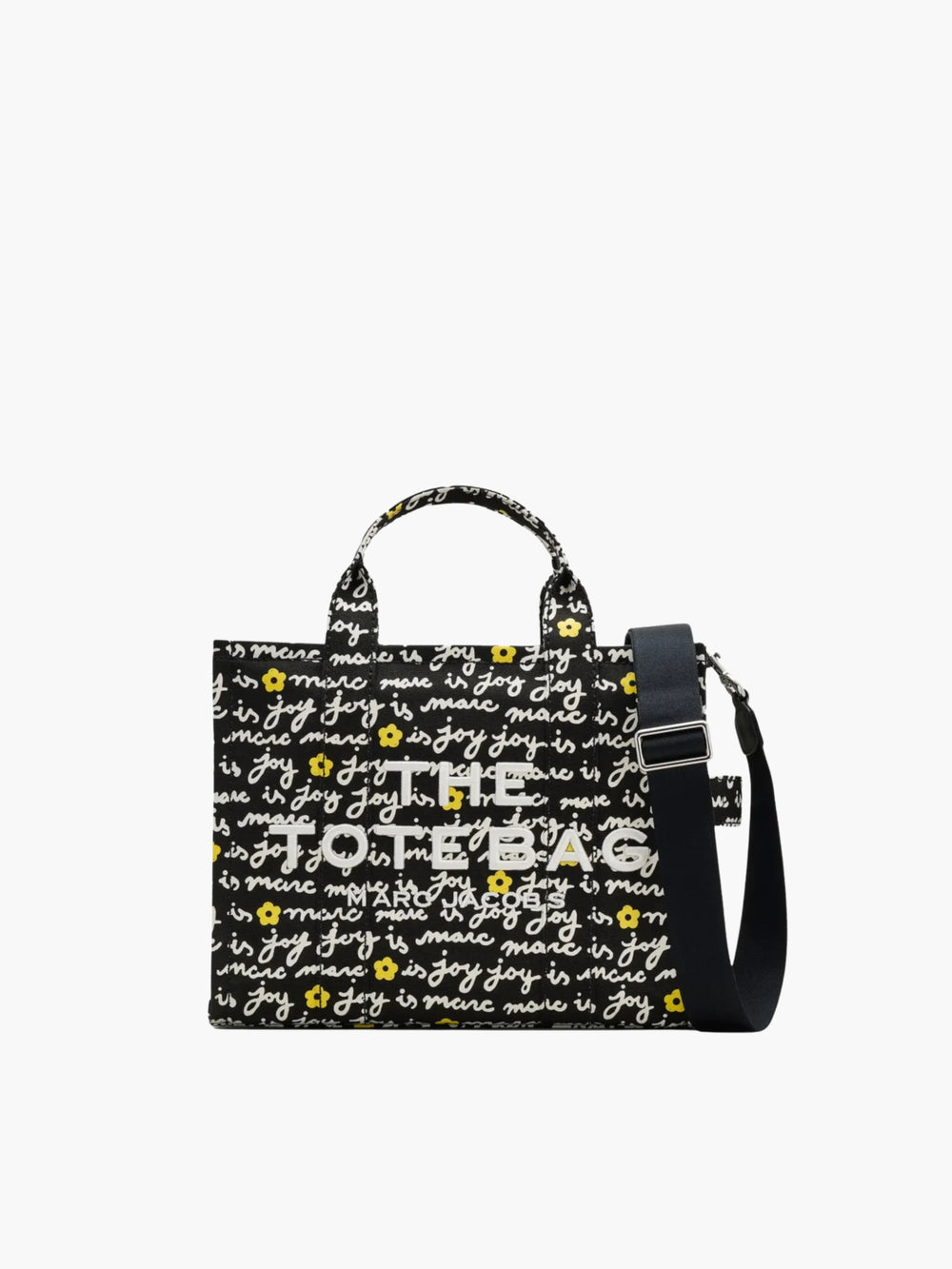 Marc Jacobs Bag Medium Tote Marc is Joy Canvas Black Multi