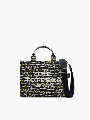 Marc Jacobs Bag Medium Tote Marc is Joy Canvas Black Multi