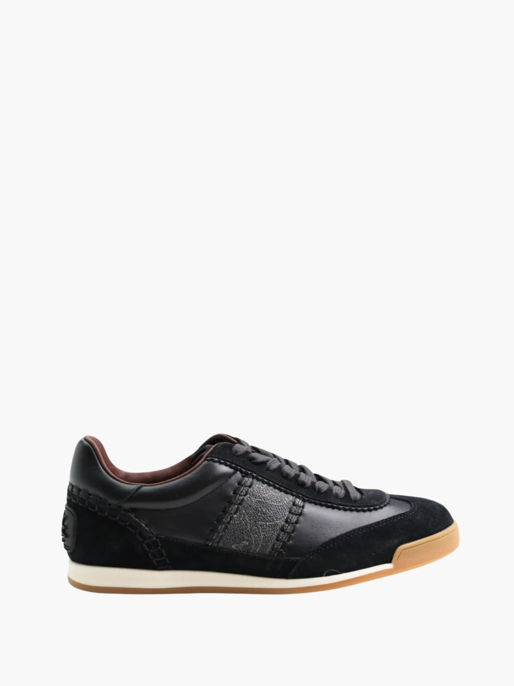 Etro Sneakers  Arnica + Leather + Suede Black
