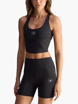 Adidas Top By Stella McCartney Yoga Tst Crop Black