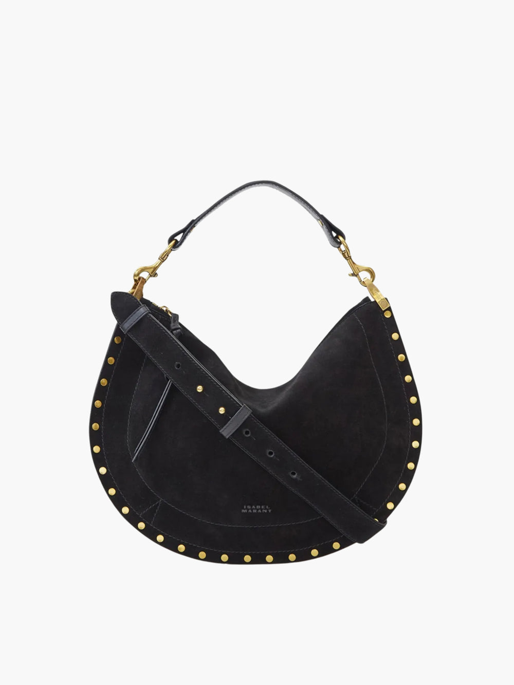 Isabel Marant Bag Gold Buckle Strap Black