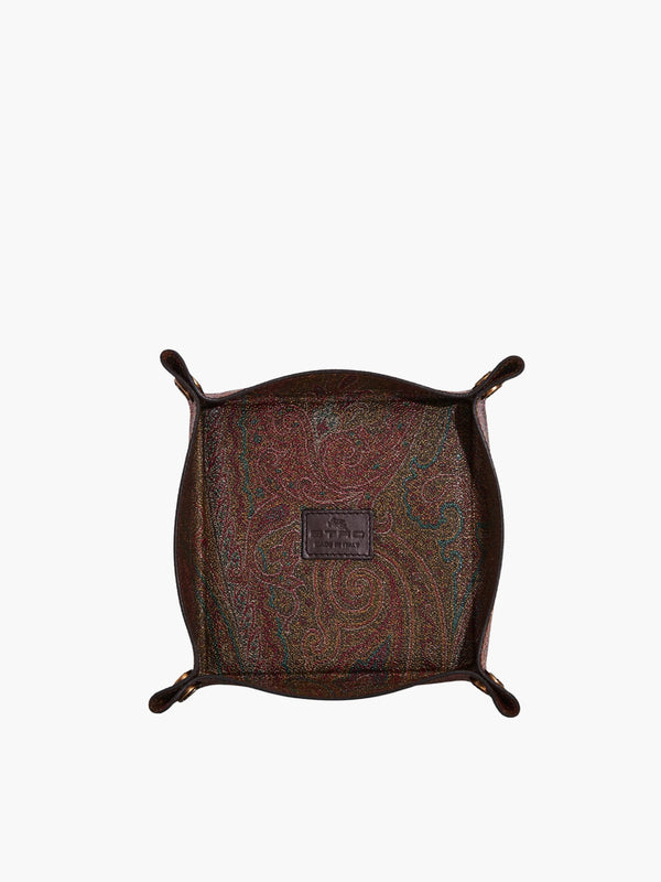 Etro Trays Arnica Square Tray 15X15 Red
