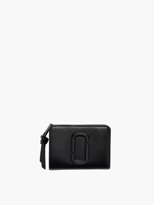 Marc Jacobs Wallet Leather Tassel Zip Black