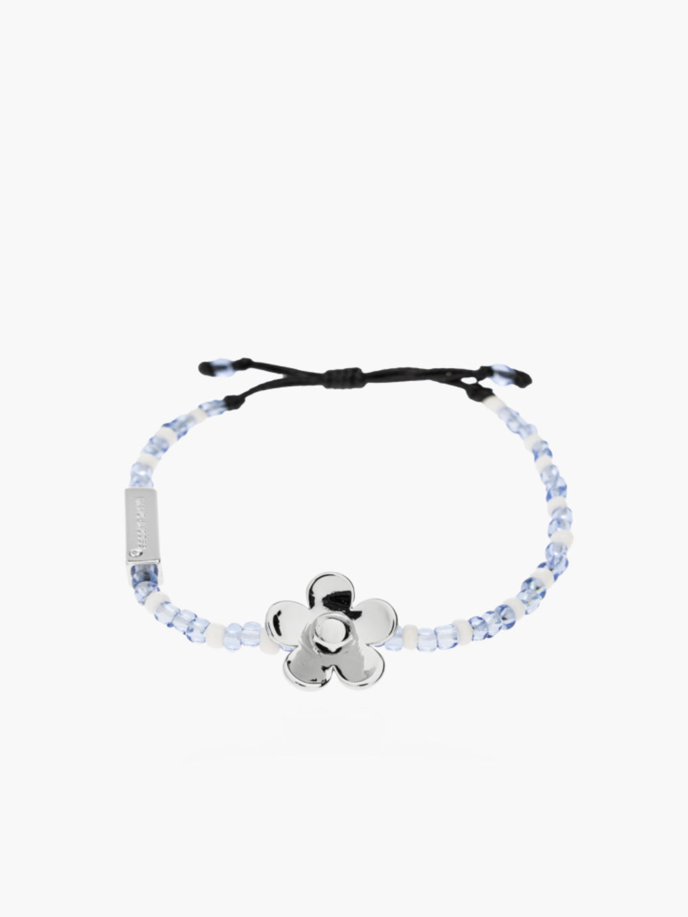 Marc Jacobs Bracelet Daisy Beaded Slider Silver/Blue