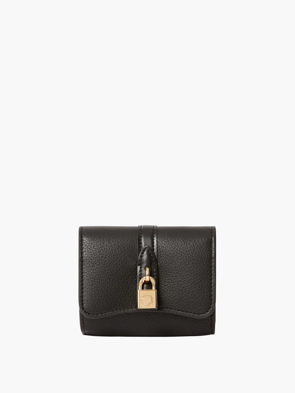 Stella Mccartney Wallet Stella Ryder Trifold Embossed Grainy Black