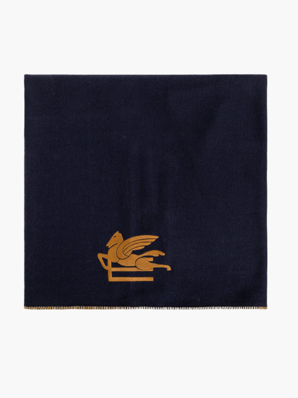 Etro Throw Alisso  Navy-Caramel