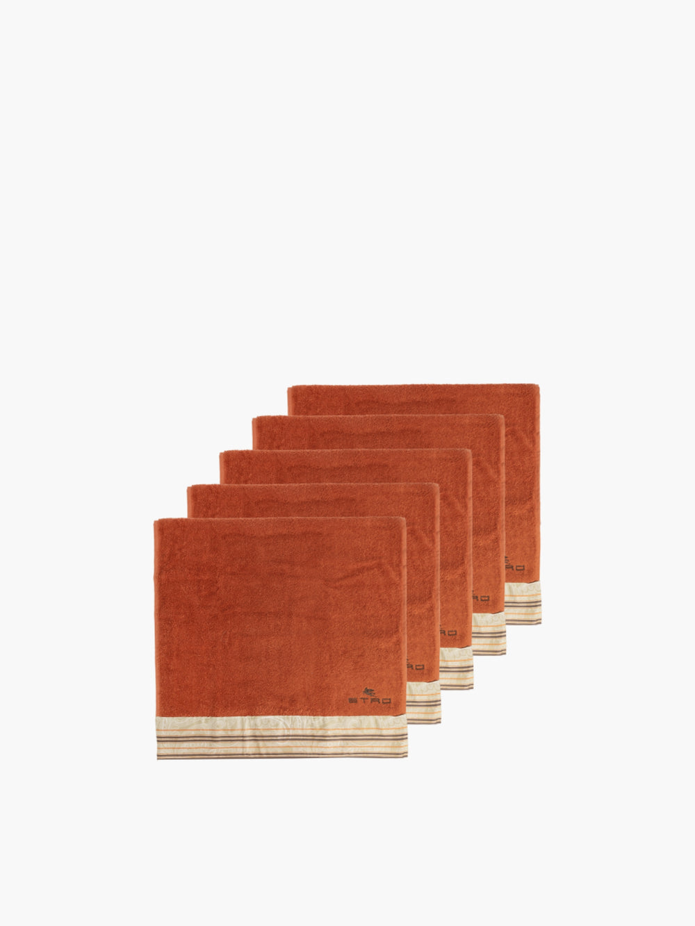 Etro Towel Set Amalia Towel Set 5 Pieces Orange