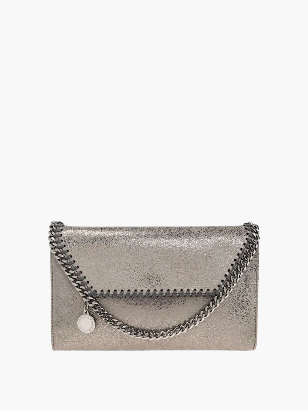 Stella Mccartney Bag Falabella Wallet W/ Chain Eco Shiny Light Lime Green