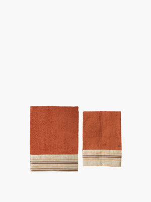 Etro Towel Set Amalia Towel Set 2 Pieces Orange