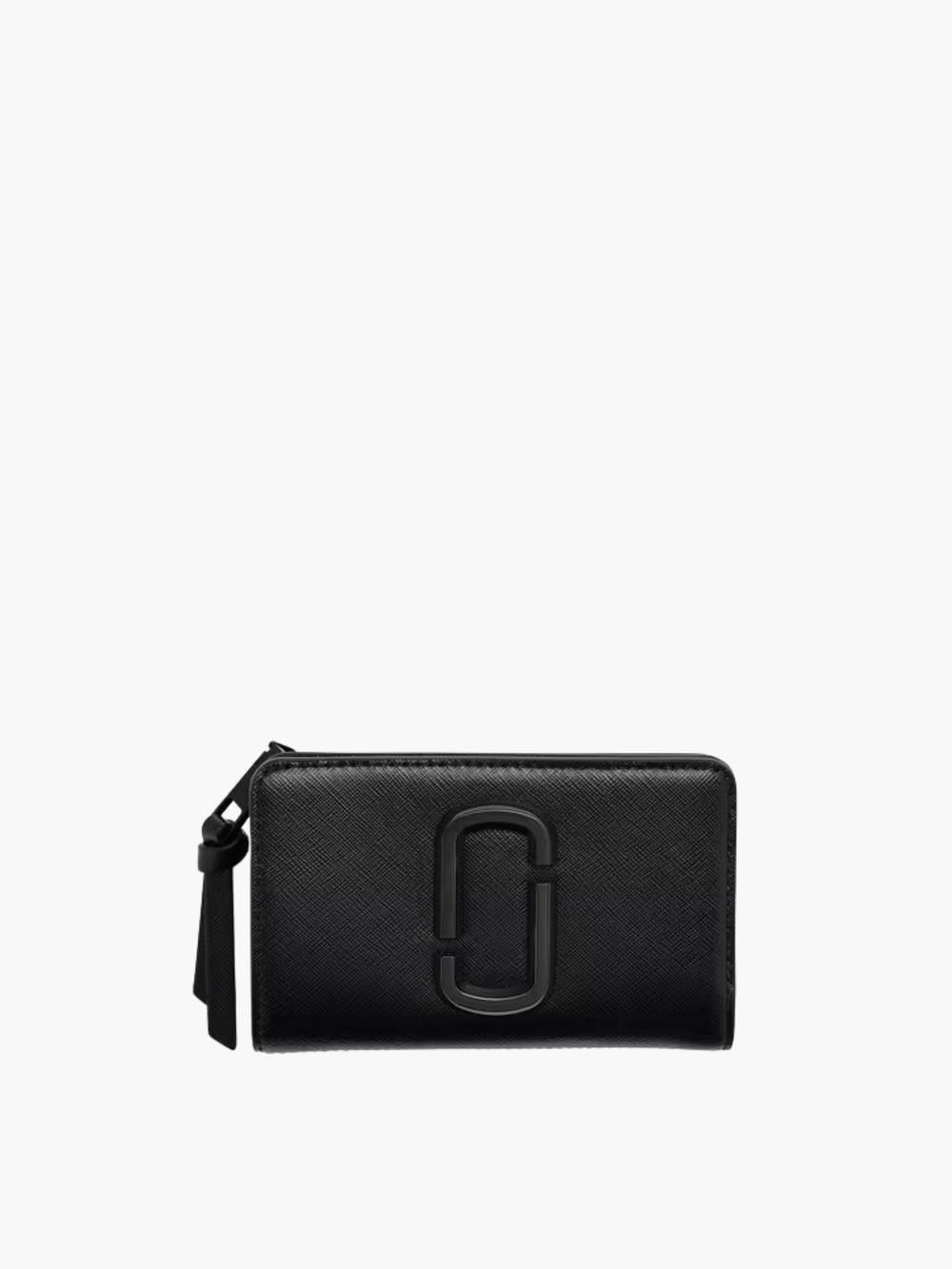 Marc Jacobs Wallet Leather Tassel Zip Black