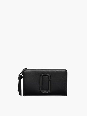 Marc Jacobs Wallet Leather Tassel Zip Black
