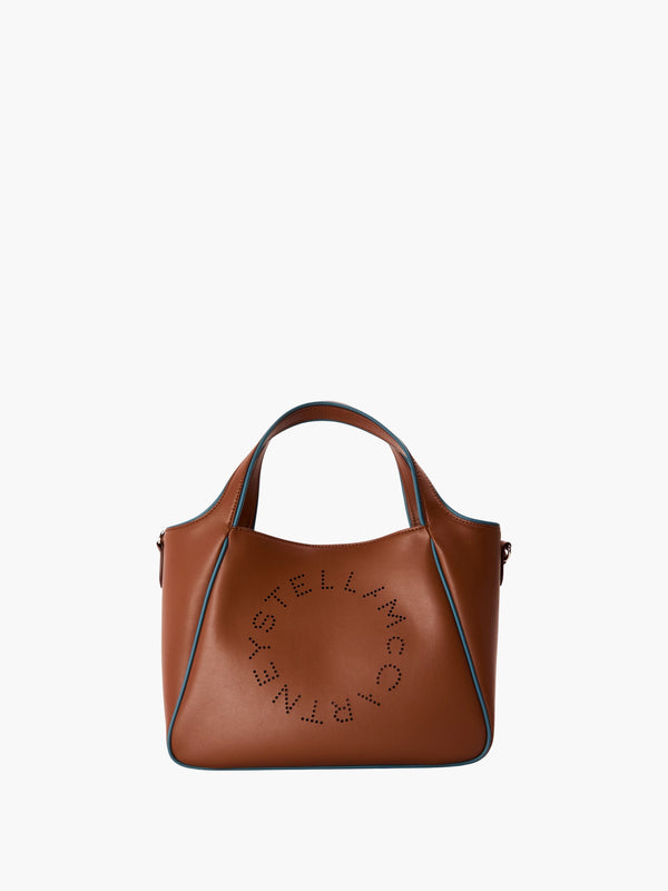 Stella Mccartney Bag Tote Logo Crossbody Eco Alter Mat Brandy