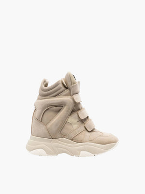 Isabel Marant IS25 Sneakers Suede High Top Beige