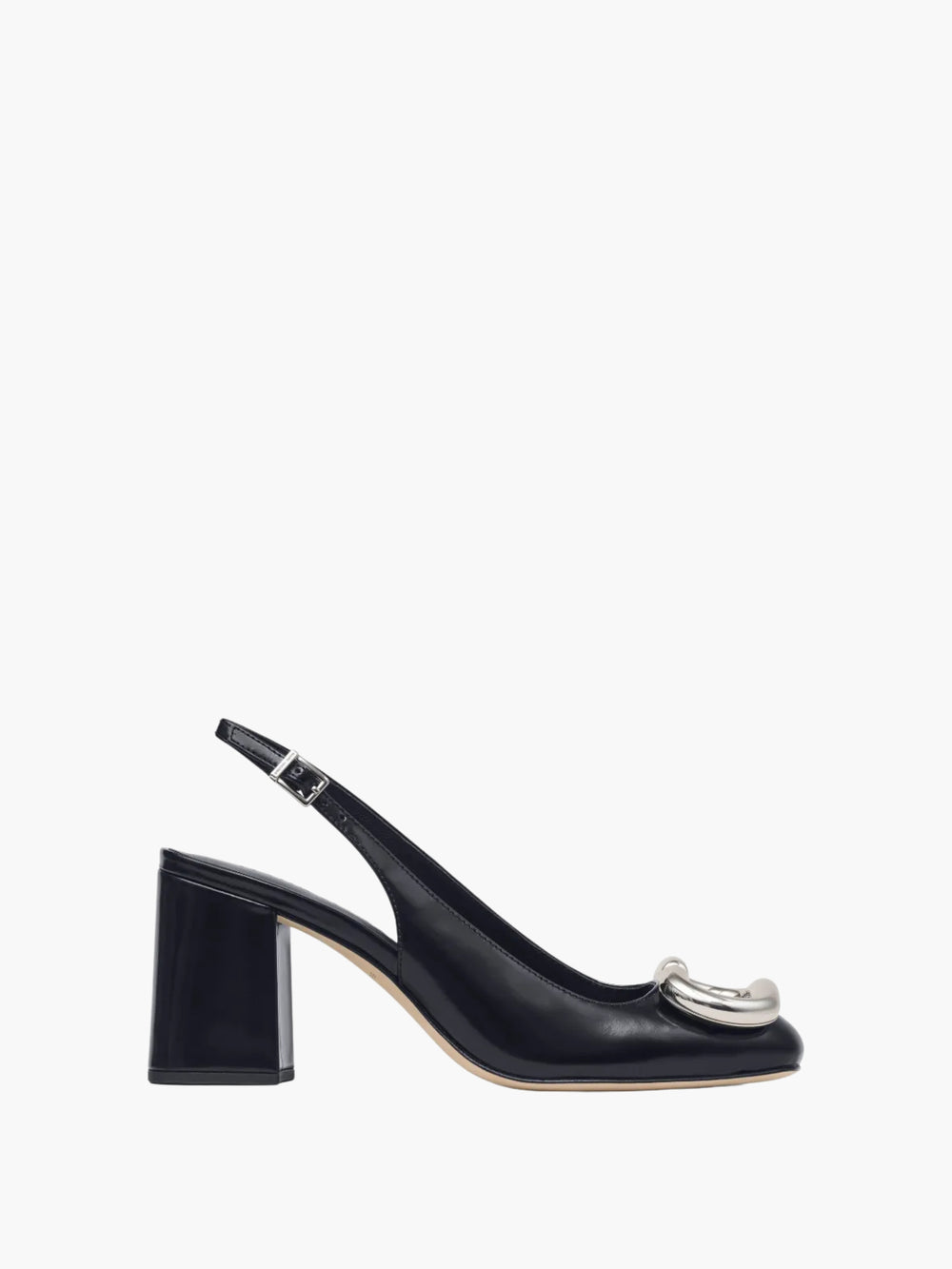 Marc Jacobs Heels Leather Slingback Black