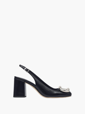 Marc Jacobs Heels Leather Slingback Black