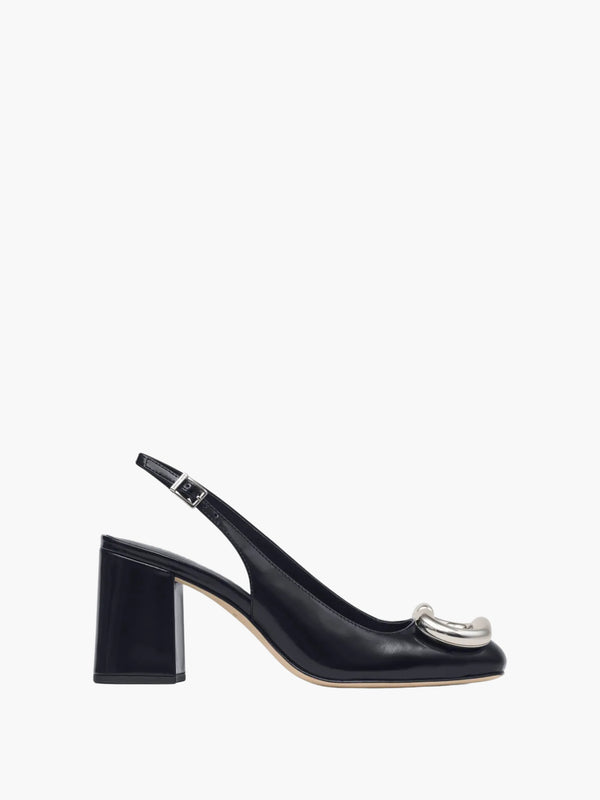Marc Jacobs Heels Leather Slingback Black