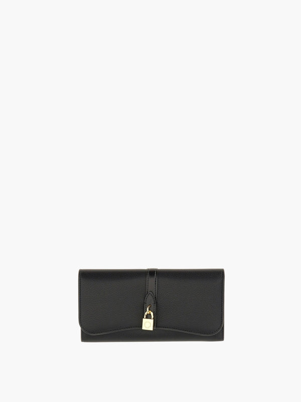 Stella Mccartney Wallet Stella Ryder With Strap Embossed Black