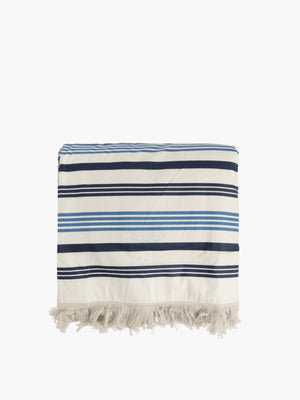 Etro Towels Ischia Doubled Beach Towel 100X180 White Mult