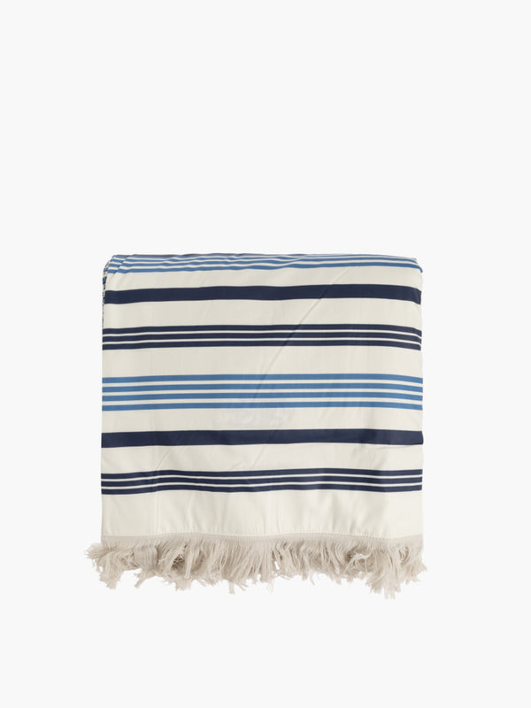 Etro Towels Ischia Doubled Beach Towel 100X180 White Mult