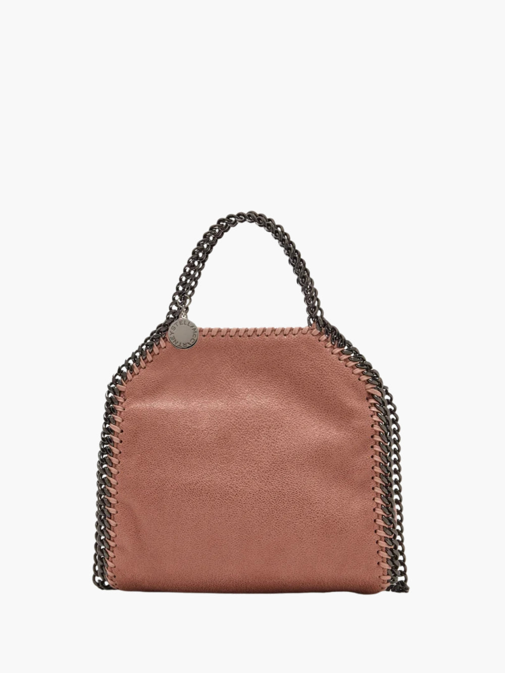 Stella Mccartney Bag Tiny Tote Eco Shaggy Deer W/dark Ruthenium Sienna
