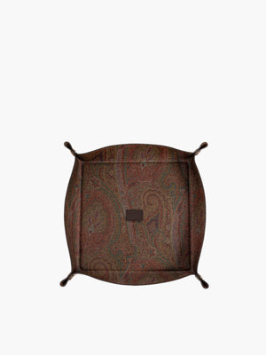 Etro Trays Arnica Square Tray 25X25 Red