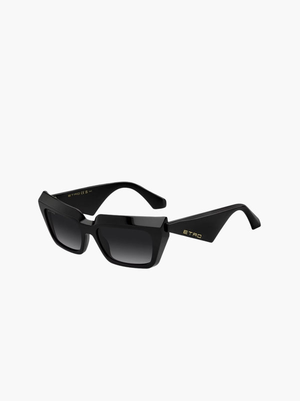 Etro Sunglasses Etro 0118/S 197737189006 Rectangle Black