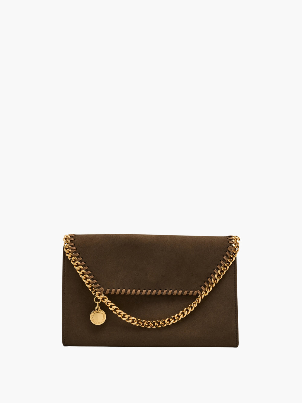 Stella Mccartney Bag Falabella Wallet W/ Chain Bag Alter Suede Moka