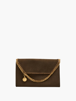 Stella Mccartney Bag Falabella Wallet W/ Chain Bag Alter Suede Moka