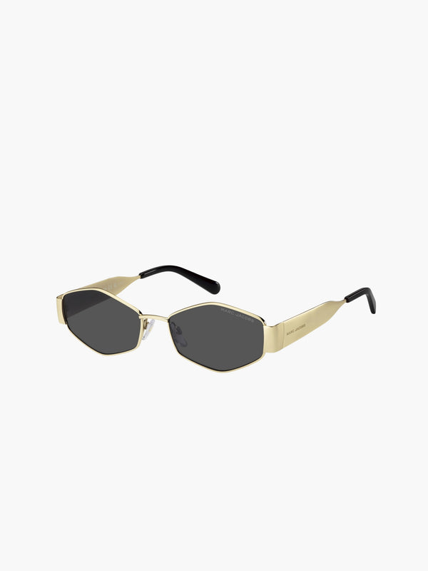 Marc Jacobs Sunglasses Marc 496/Shiny 197737241674 Hexagon Gold Black