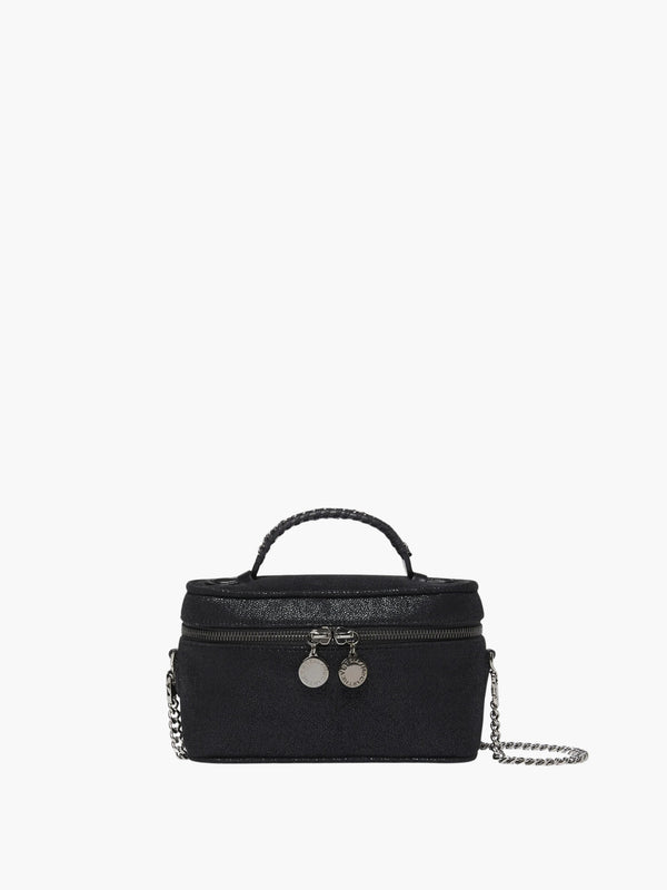 Stella Mccartney Falabella Vanity Case Eco Shaggy Deer Black