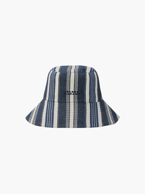 Isabel Marant Hat Bucket Stripes Blue