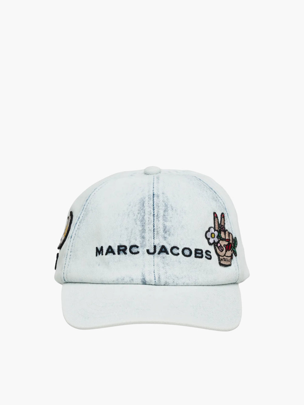 Marc Jacobs Cap Tattoo Patch Denim Light Wash