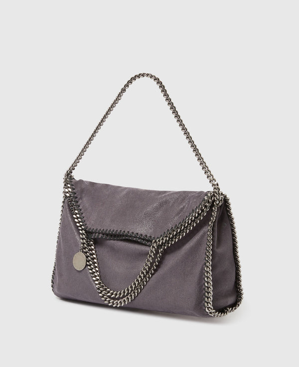 Stella Mccartney  Bag Falabella 3-Chain  Eco Shaggy Deer Grey