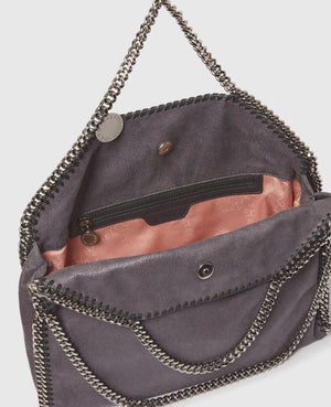 Stella Mccartney  Bag Falabella 3-Chain  Eco Shaggy Deer Grey
