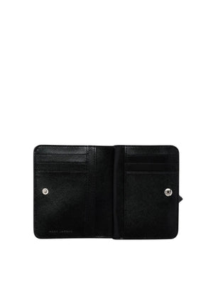 Marc Jacobs Wallet Mini Compact Utility Snapshot SLG Black/White