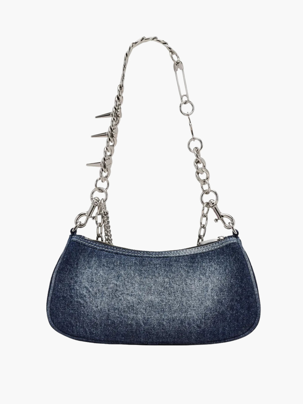 Marc Jacobs Bag Charm Shoulder Faded Denim
