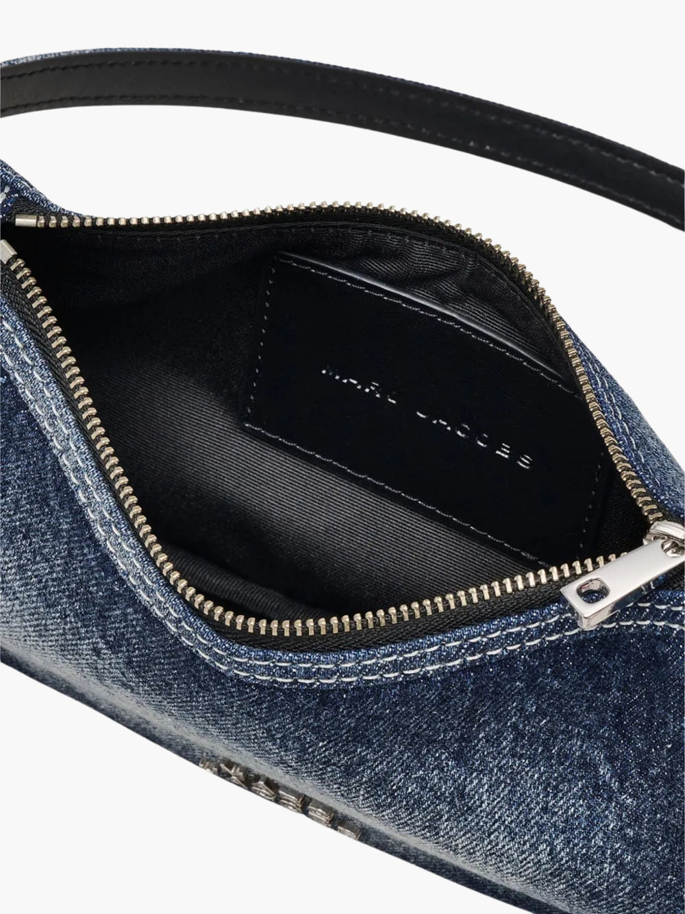 Marc Jacobs Bag Charm Shoulder Faded Denim