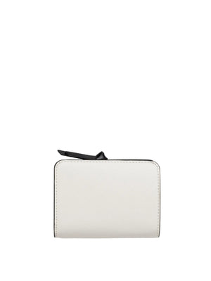 Marc Jacobs Wallet Mini Compact Utility Snapshot SLG Black/White