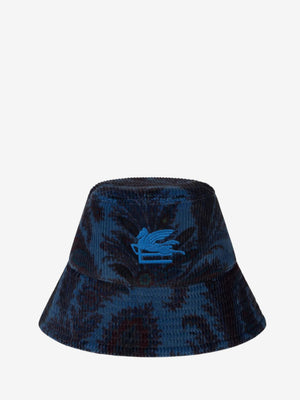 Etro Bucket Hats Dark Blue
