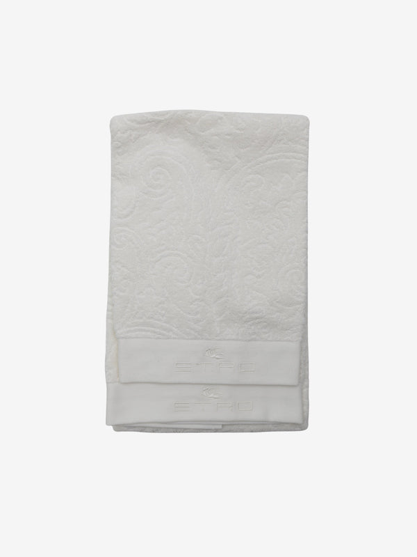 Etro Elodea Towel Set 2 Pieces Off-White