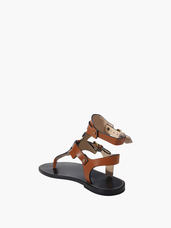 Isabel Marant IMSL1 Eveena Sandals Cognac