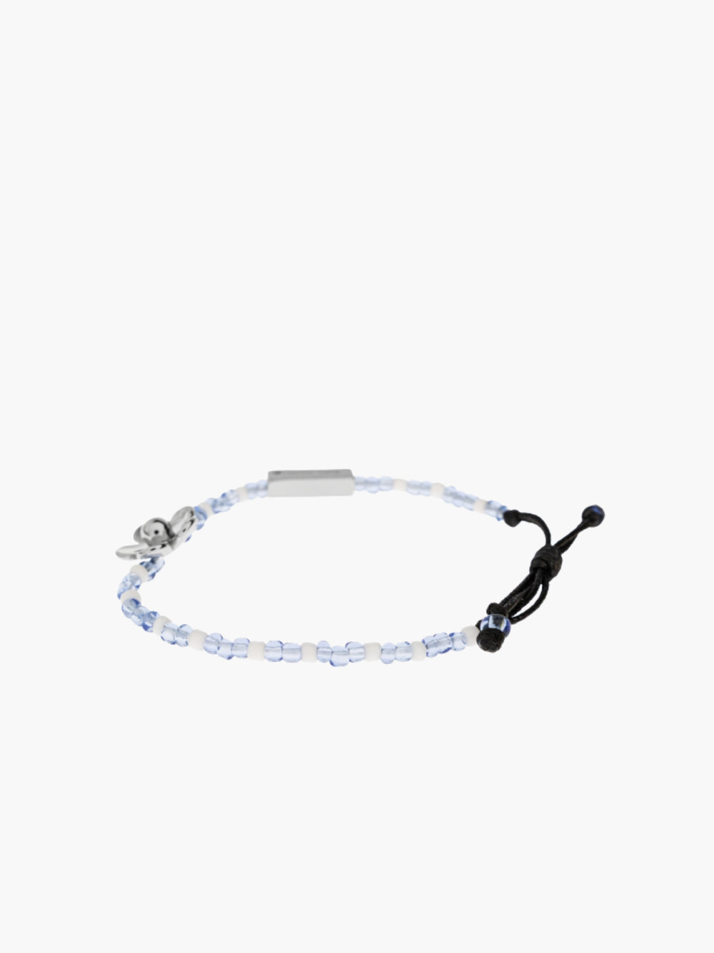 Marc Jacobs Bracelet Daisy Beaded Slider Silver/Blue