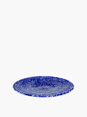 Stories Of Italy Tray Macchia Su Blue & Ivory