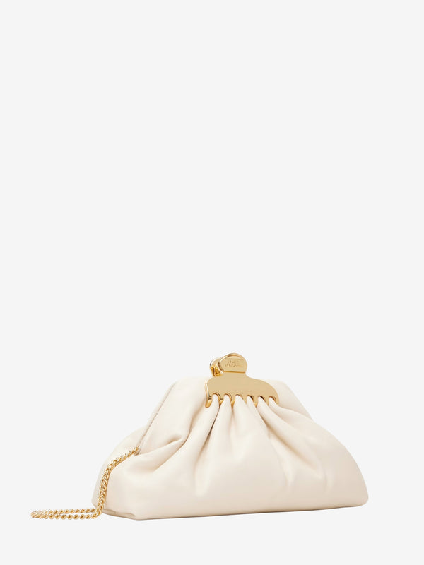 Marc Jacobs The Small Claw Clip Clutch Ivory