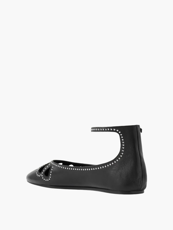 Isabel Marant IMF1 Bloris Ballerinas Black/Silver
