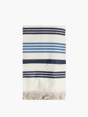 Etro Towels Ischia Doubled Beach Towel 100X180 White Mult